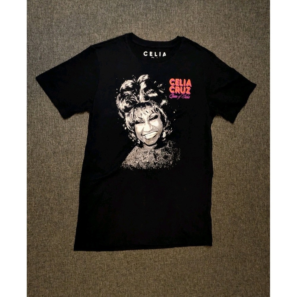 Celia Cruz Unisex Size Small Graphic Print T Shirt Queen Of Salsa Tee